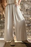 Basso Shirring Wide Leg Pant Vanilla